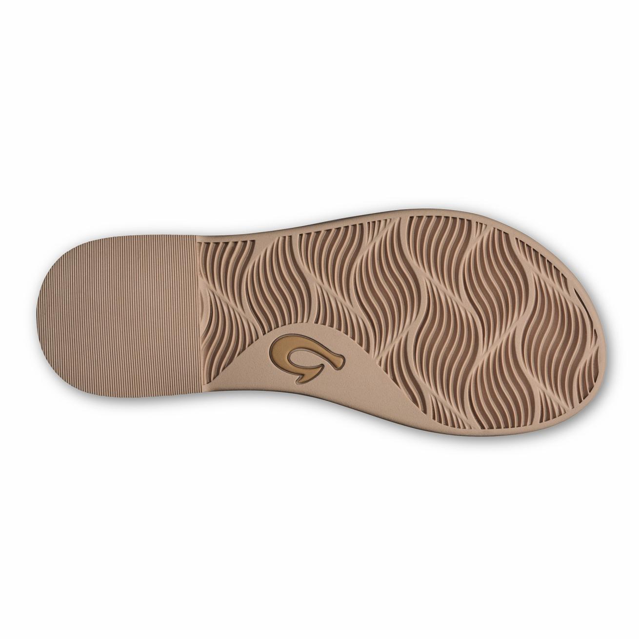Olukai La‘i Slide Slide Beach Sandals - Taupe | Women Water-Friendly