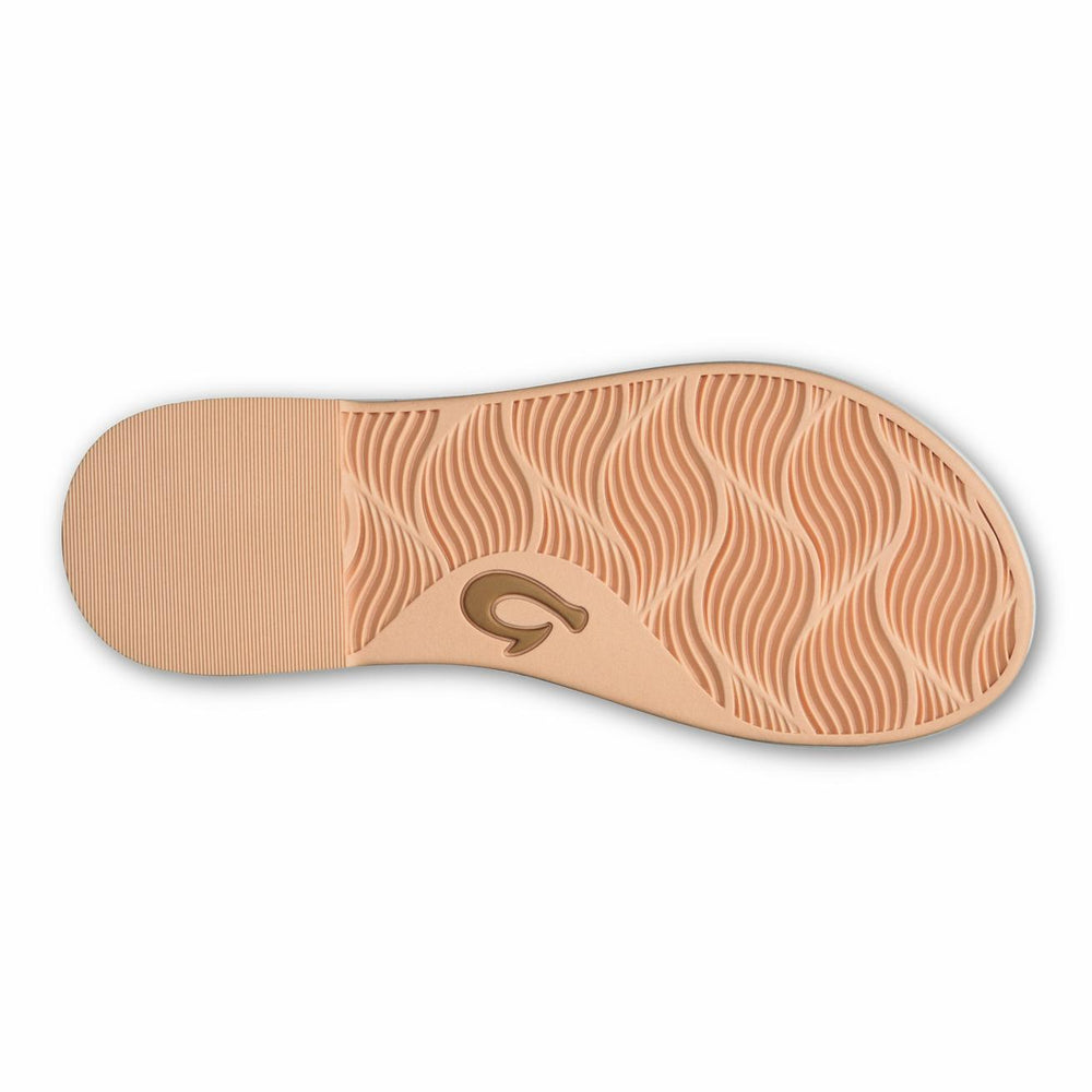 Olukai La‘i T-Bar Strappy Sandals - White | Women Water-Friendly