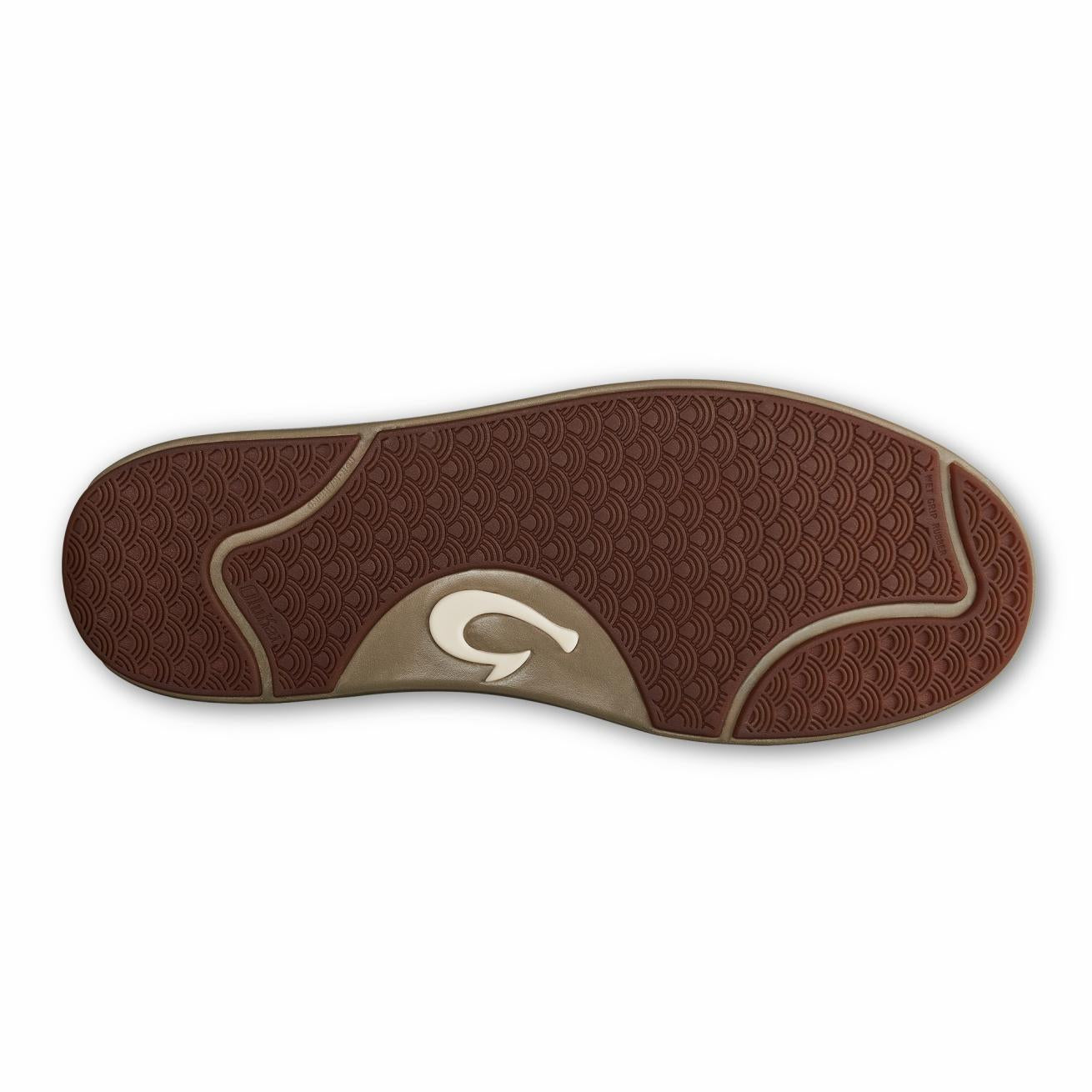 Olukai Lae‘ahi Lauhala Leather Slip-On Sneakers - Dark Wood | Men Slip-On