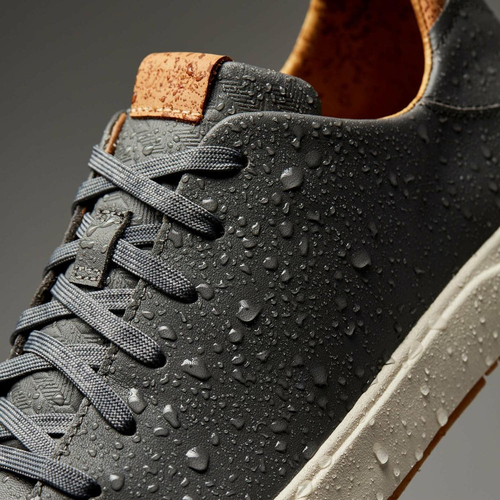 Olukai Lae‘ahi Lī ‘Ili Leather Sneakers - Stone | Men Leather