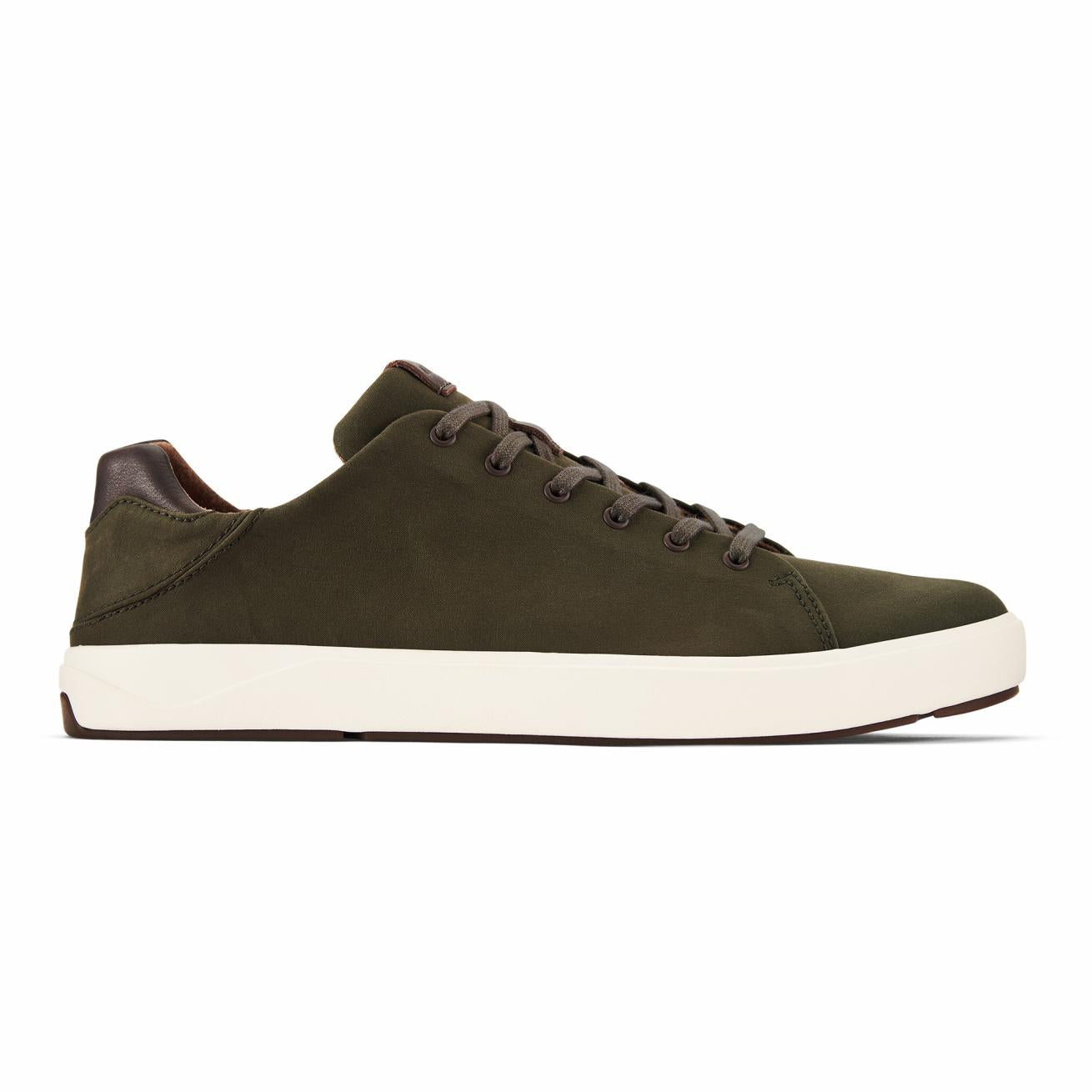 Olukai Lae‘ahi Lī Waxed Canvas Sneakers - Husk | Men Water-Friendly