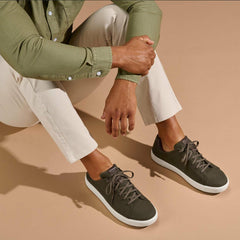 Olukai Lae‘ahi Lī Waxed Canvas Sneakers - Husk | Men Water-Friendly