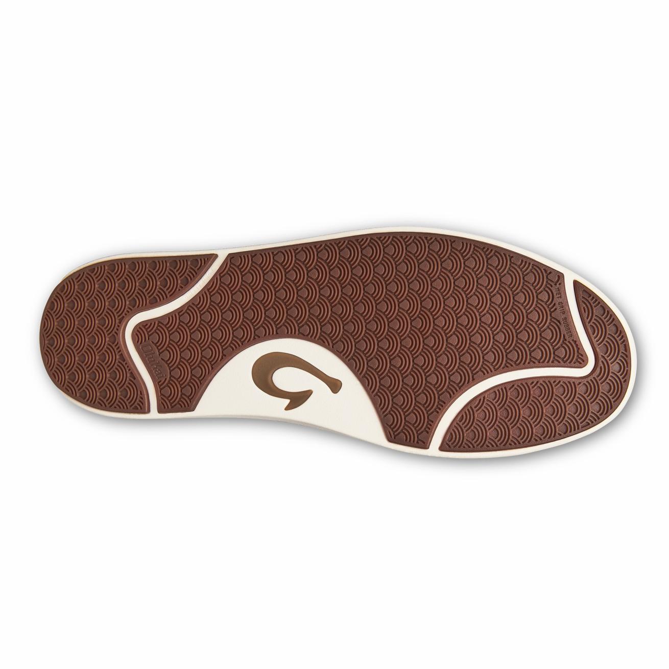 Olukai Lae‘ahi Lī Waxed Canvas Sneakers - Husk | Men Water-Friendly