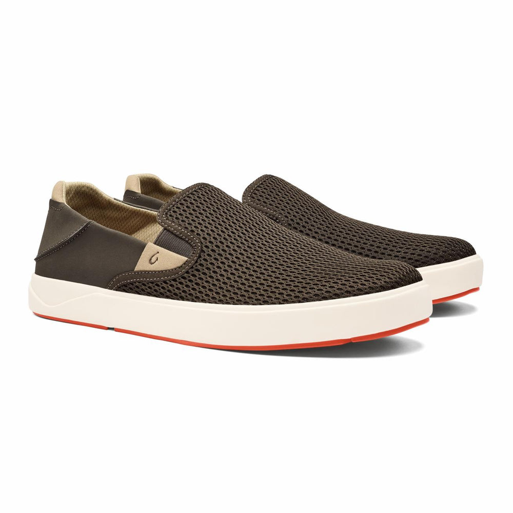 Olukai Lae‘ahi Slip-On Sneakers - Kona | Men Slip-On