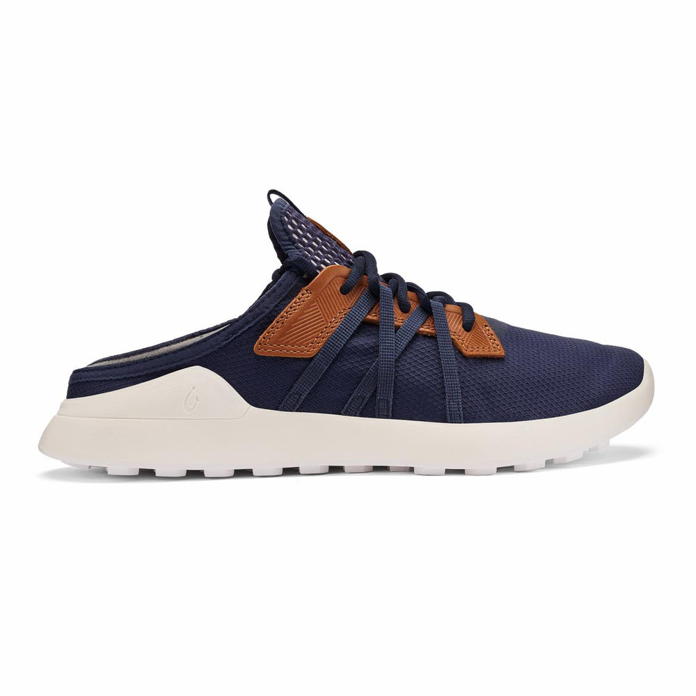Olukai Manele Breathable Golf Shoes - Trench Blue | Men Golf