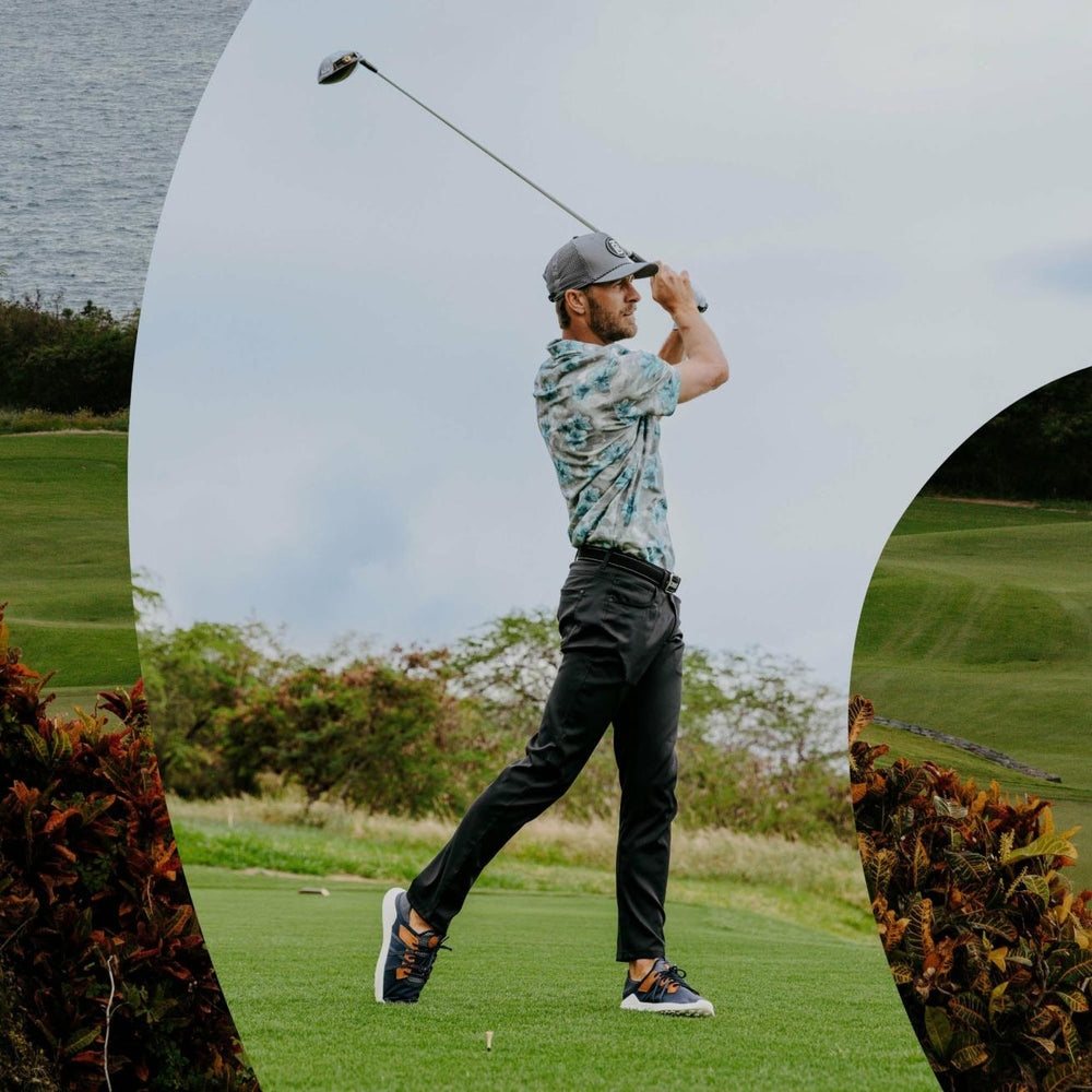 Olukai Manele Breathable Golf Shoes - Trench Blue | Men Golf