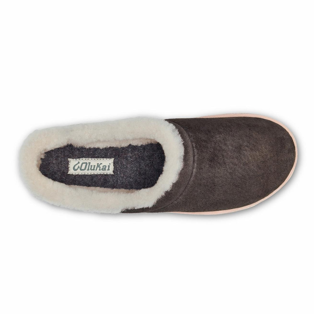 Olukai Mani - Dark Oak / Golden Sand &ndash; OluKai | Women Arch Support