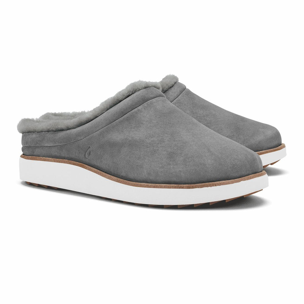 Olukai Mani - Fog / Golden Sand &ndash; OluKai | Women Arch Support