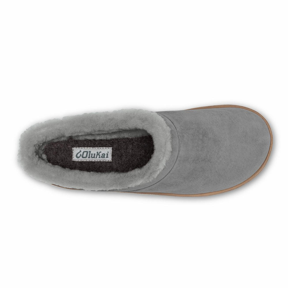 Olukai Mani - Fog / Golden Sand &ndash; OluKai | Women Arch Support