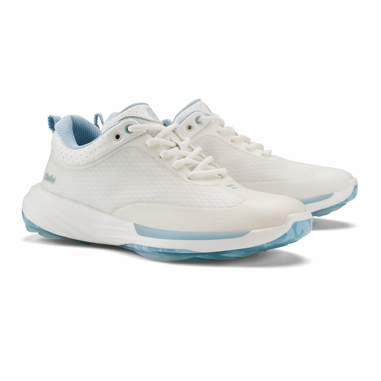Olukai Mākena Waterproof Golf Shoes - Bright White | Women Golf