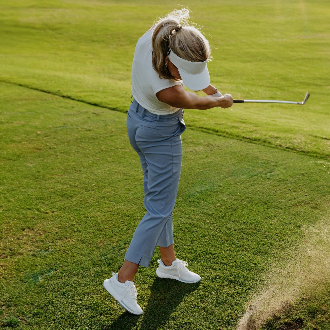 Olukai Mākena Waterproof Golf Shoes - Bright White | Women Golf