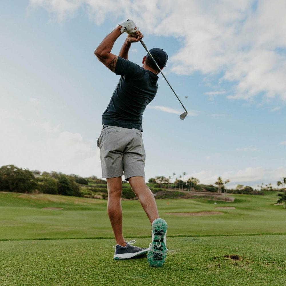 Olukai Mākena Waterproof Golf Shoes - Mood Indigo | Men Golf