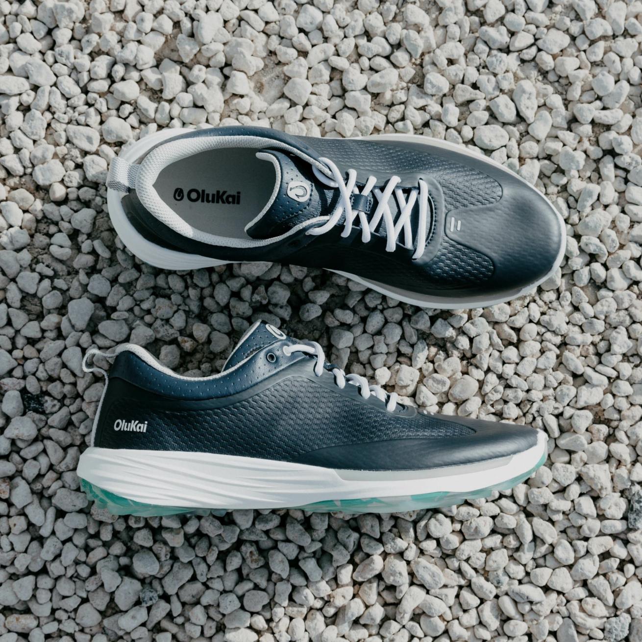 Olukai Mākena Waterproof Golf Shoes - Mood Indigo | Men Golf