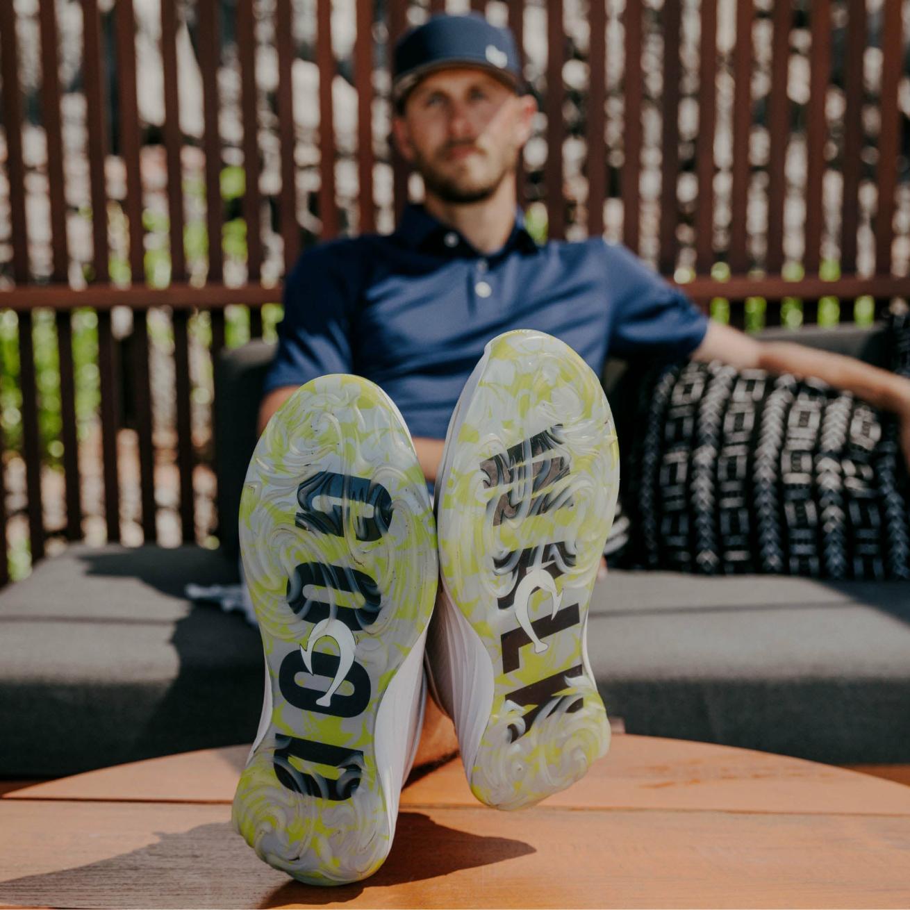 Olukai Mākena Waterproof Golf Shoes - Sterling | Men Golf