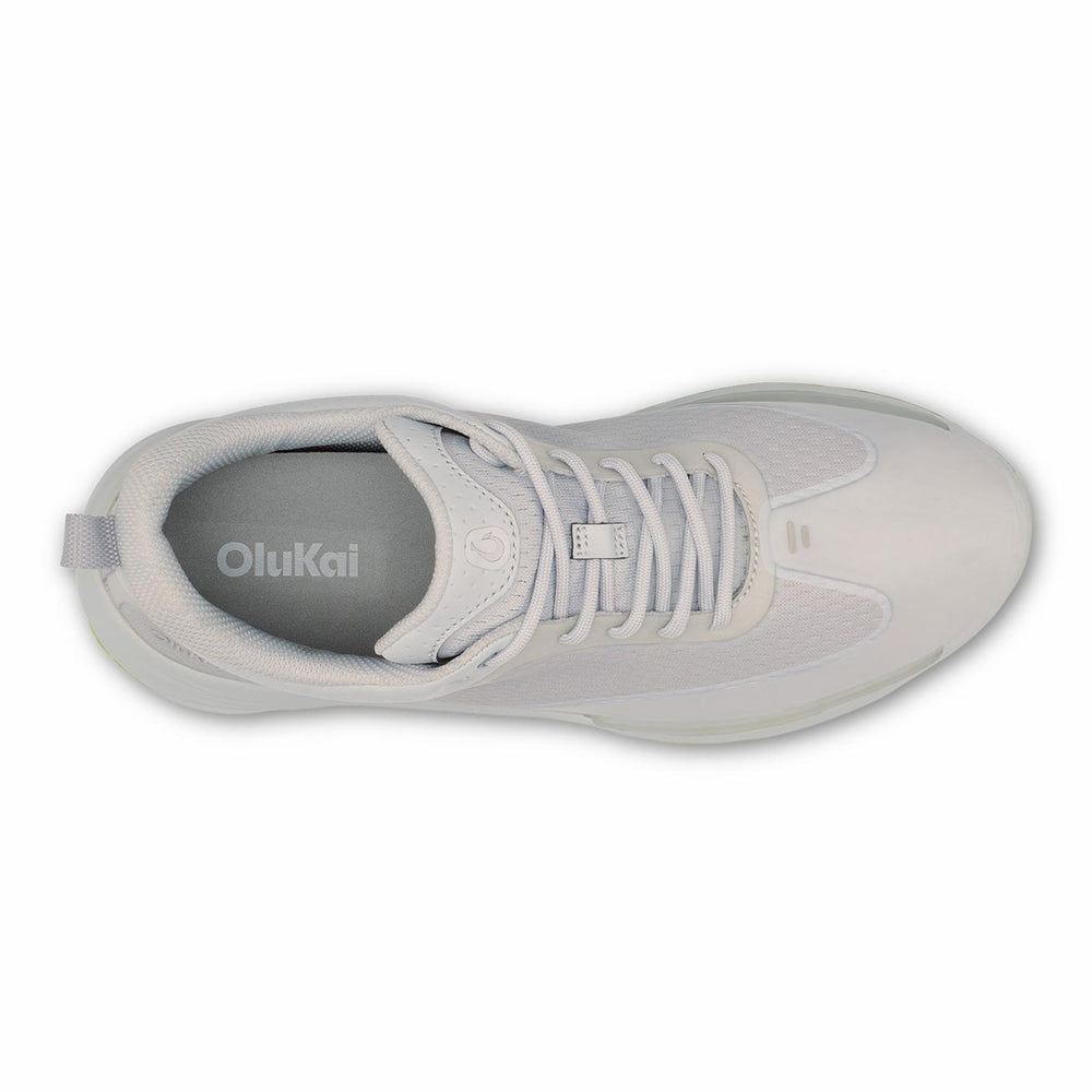 Olukai Mākena Waterproof Golf Shoes - Sterling | Men Golf