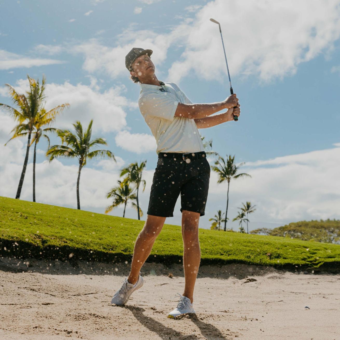 Olukai Mākena Waterproof Golf Shoes - Sterling | Men Golf