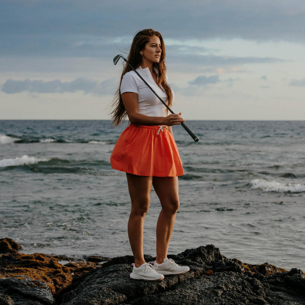 Olukai Mākena Waterproof Golf Shoes - Sterling | Women Golf