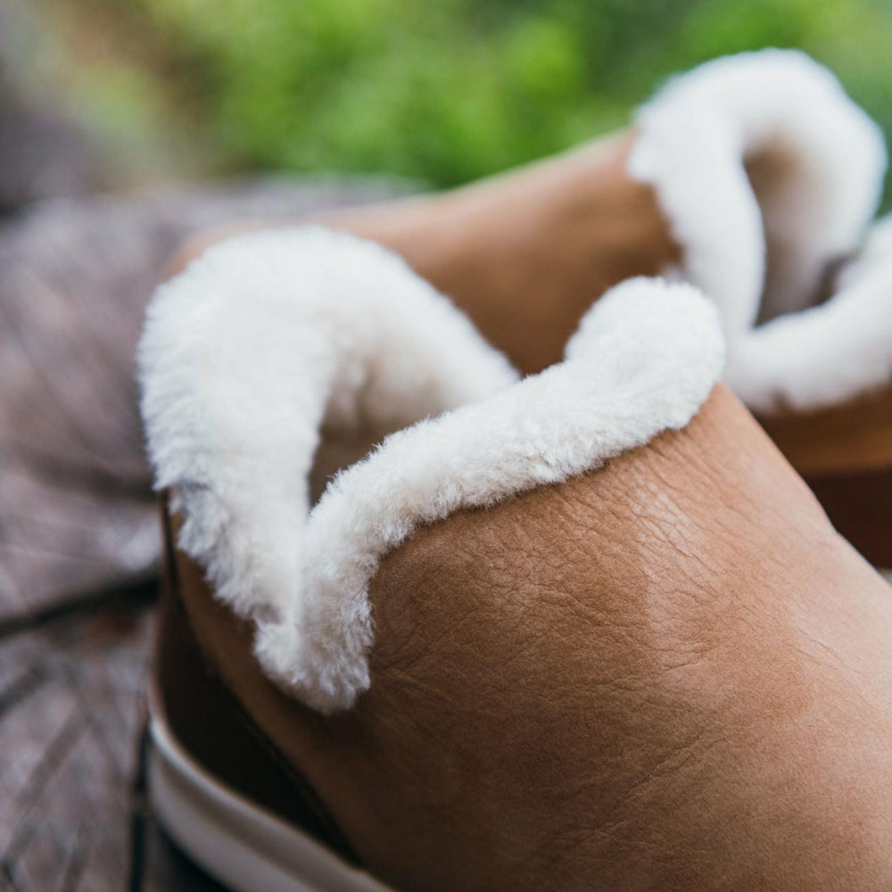 Olukai Mālua Hulu Booties - Tan / Tapa | Women Indoor/Outdoor