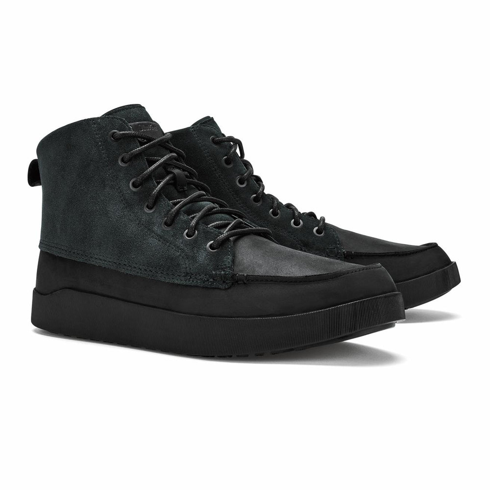 Olukai Mōlina Suede Leather Boots - Lava Rock | Men Leather