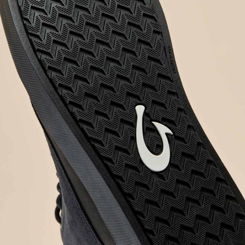 Olukai Mōlina Suede Leather Boots - Lava Rock | Men Leather