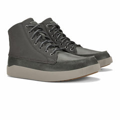 Olukai Mōlina Waterproof Leather Boots - Black | Men Waterproof