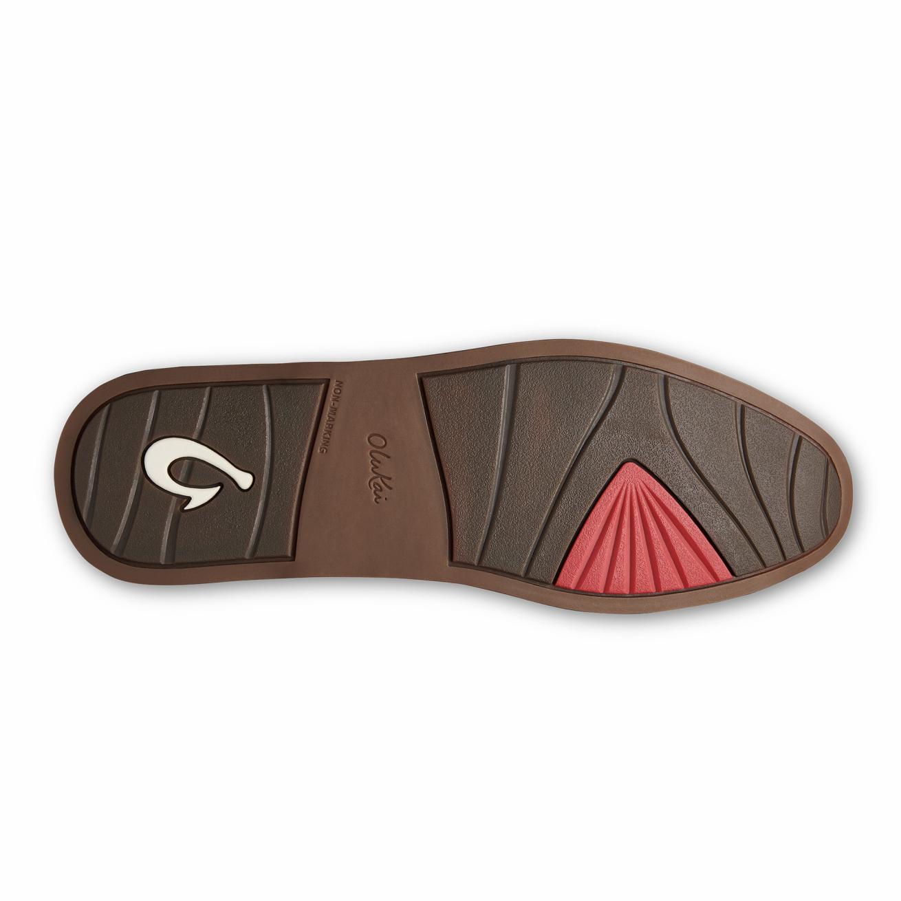 Olukai Mi‘i Woven Leather Mule Shoes - Fox | Women Leather