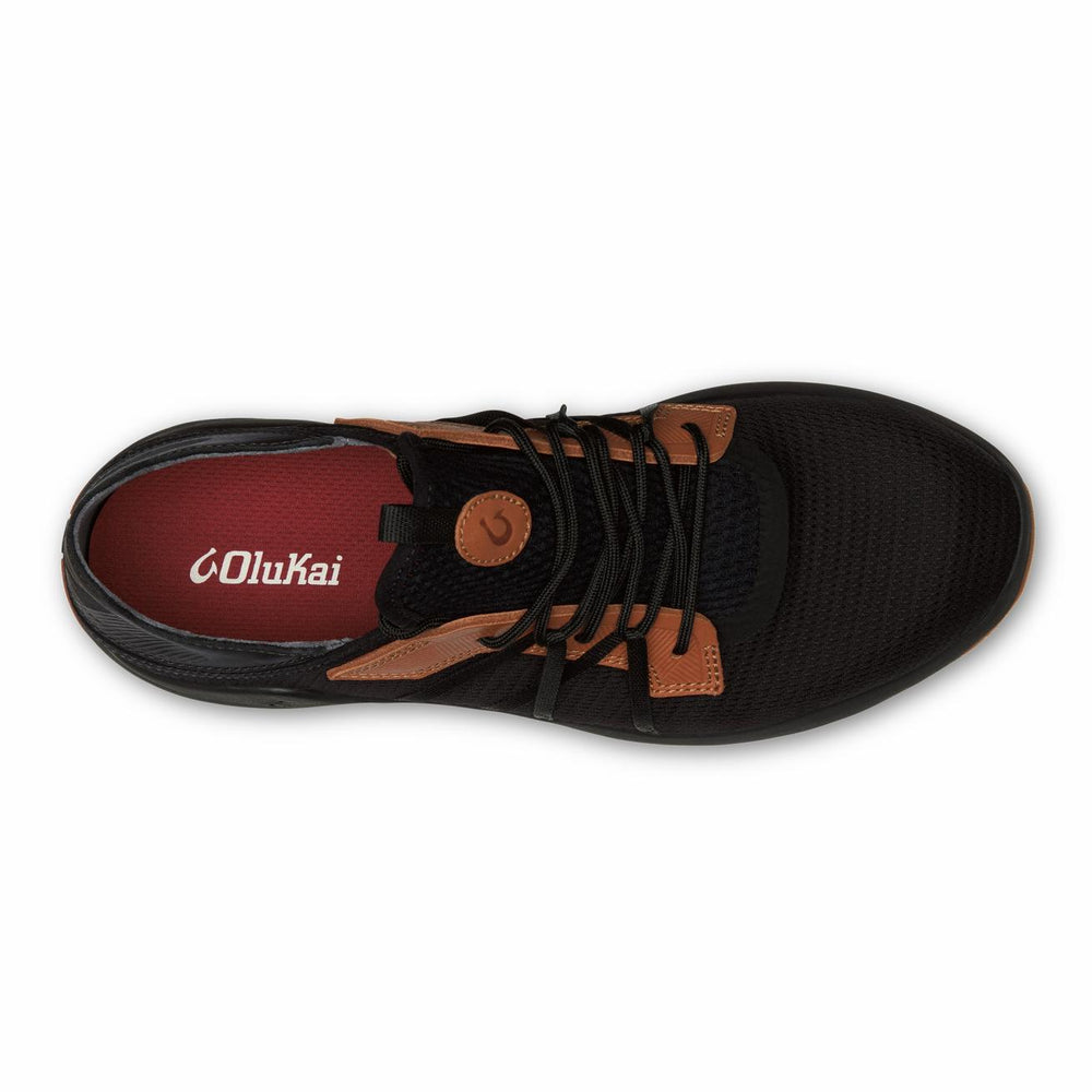 Olukai Mio Lī Athletic Shoes - Lava Rock | Men Trainers