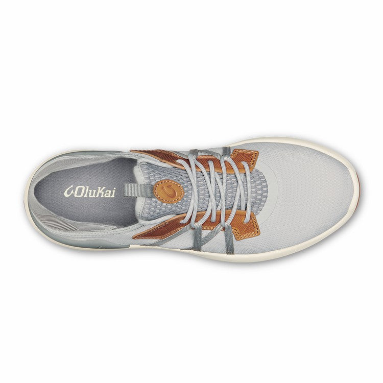 Olukai Mio Lī Athletic Shoes - Mist Grey / Poi | Men Sneakers