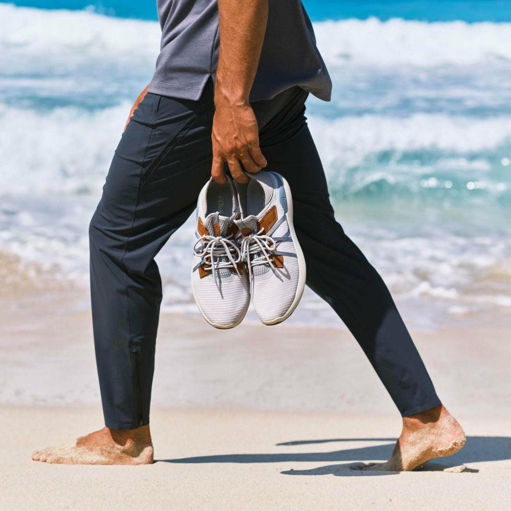 Olukai Mio Lī Athletic Shoes - Mist Grey / Poi | Men Sneakers