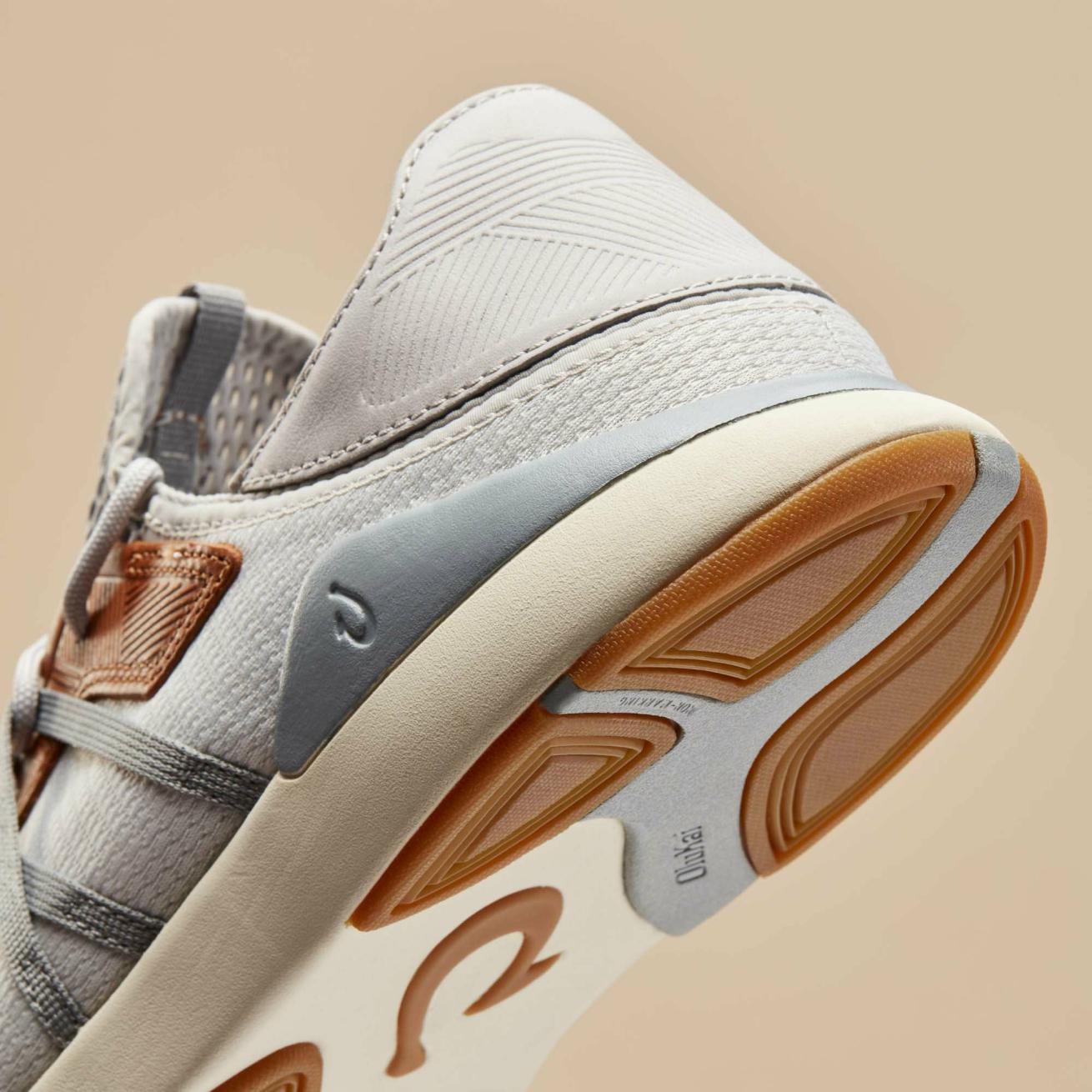 Olukai Mio Lī Athletic Shoes - Mist Grey / Poi | Men Sneakers