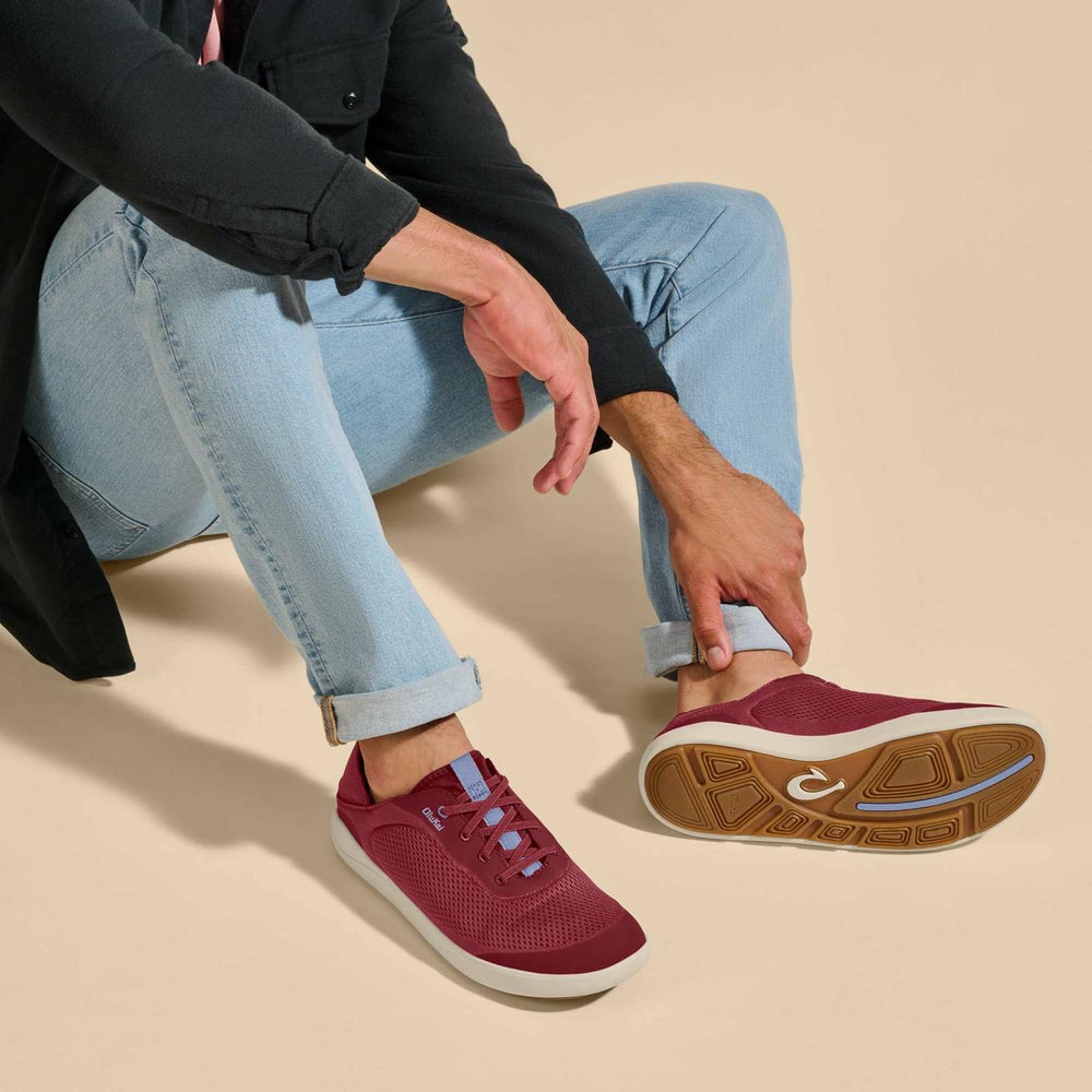 Olukai Moku Pae Boat Shoes - Canoe / Sea Ice | Men Boat Shoes