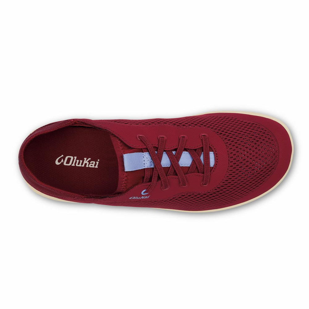 Olukai Moku Pae Boat Shoes - Canoe / Sea Ice | Men Boat Shoes