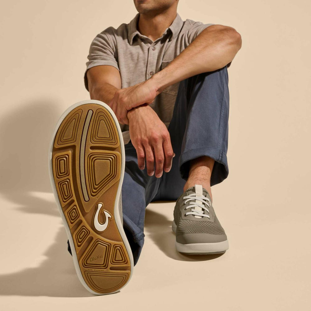 Olukai Moku Pae Boat Shoes - Clay / Tapa | Men Boat Shoes