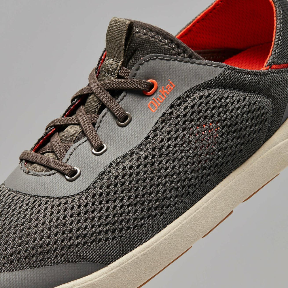 Olukai Moku Pae Boat Shoes - Island Salt / Koi | Men Boat Shoes