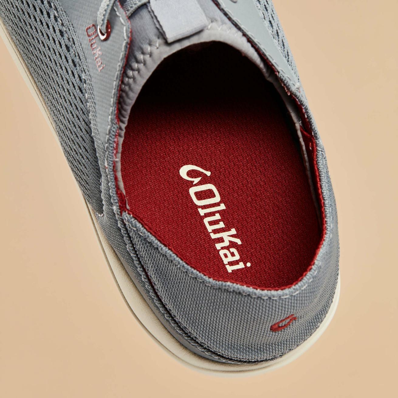 Olukai Moku Pae Boat Shoes - Poi / Red Ochre | Men Boat Shoes