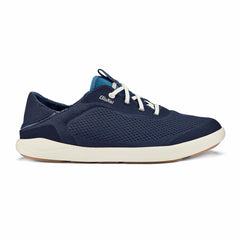 Olukai Moku Pae Boat Shoes - Trench Blue / Off White | Men Boat Shoes