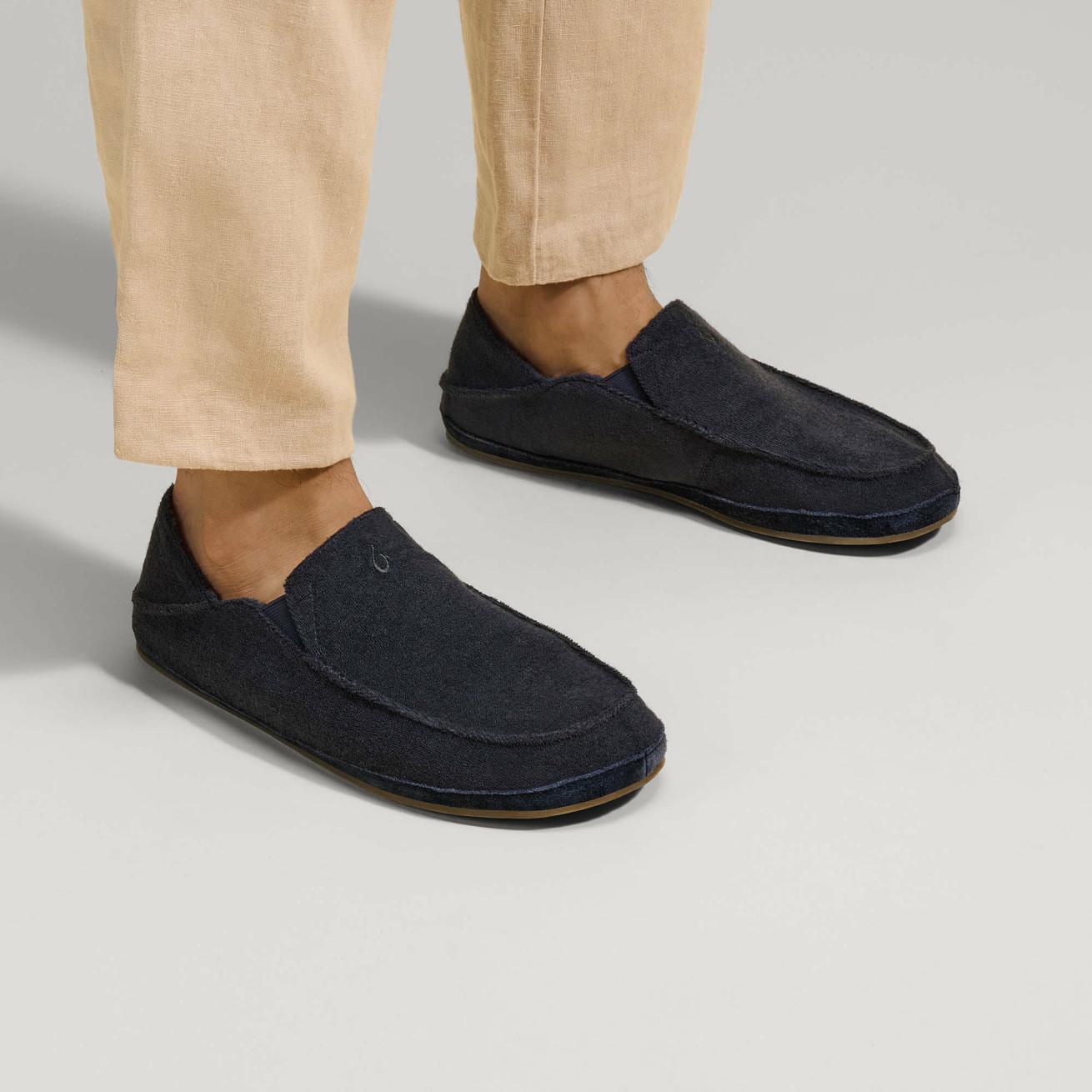 Olukai Moloā Hulu Lightweight Slippers - Lava Rock | Men Warm Weather