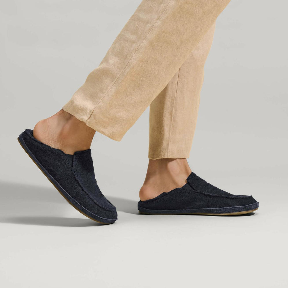 Olukai Moloā Hulu Lightweight Slippers - Lava Rock | Men Warm Weather