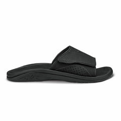 Olukai Nalu Slide Beach Slide Sandals - Black | Men Water-Friendly