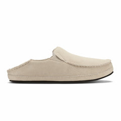 Olukai Nohea Leather Slippers - Bone | Women Arch Support