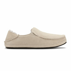 Olukai Nohea Leather Slippers - Bone | Women Arch Support