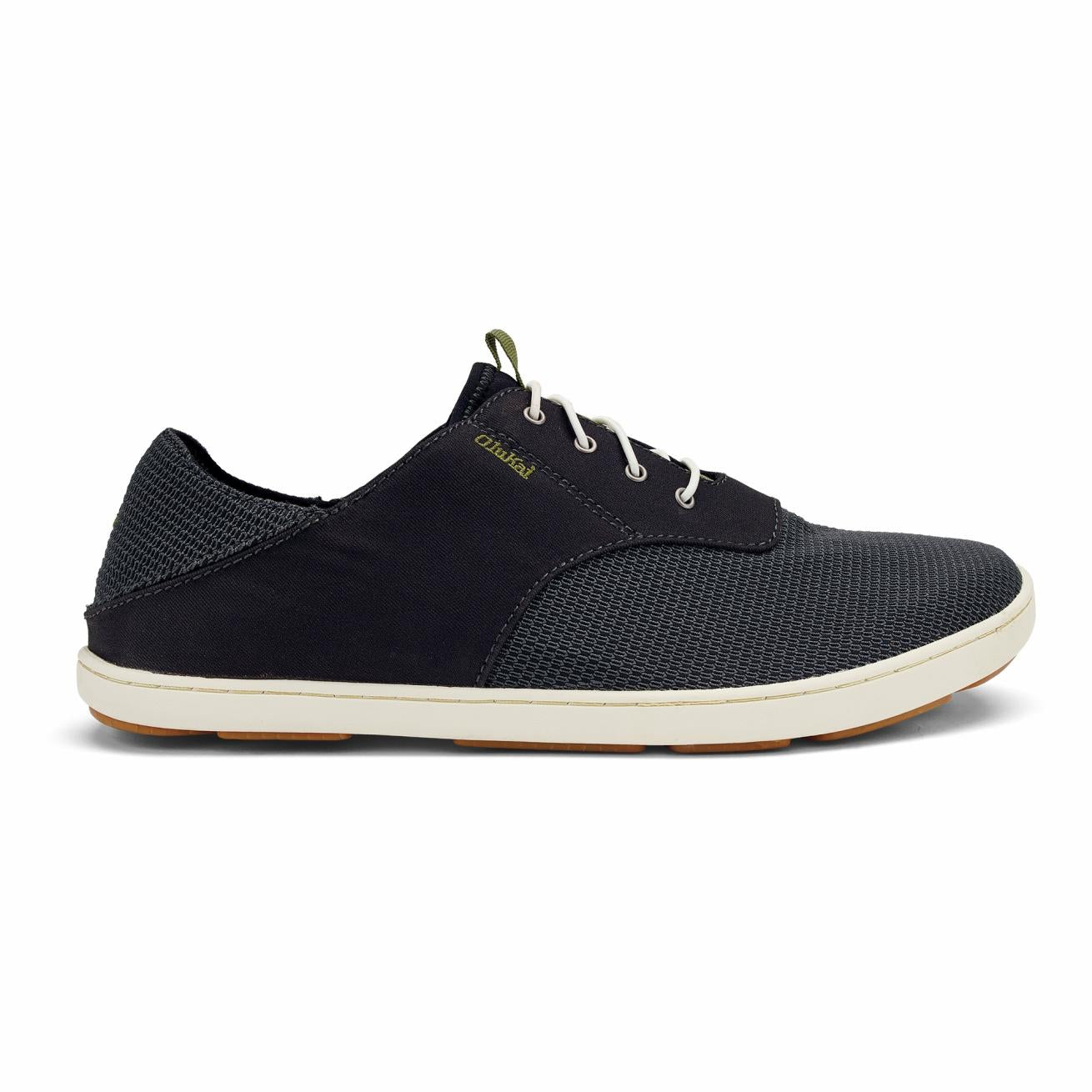 Olukai Nohea Moku Boat Shoes - Black | Men Boat Shoes