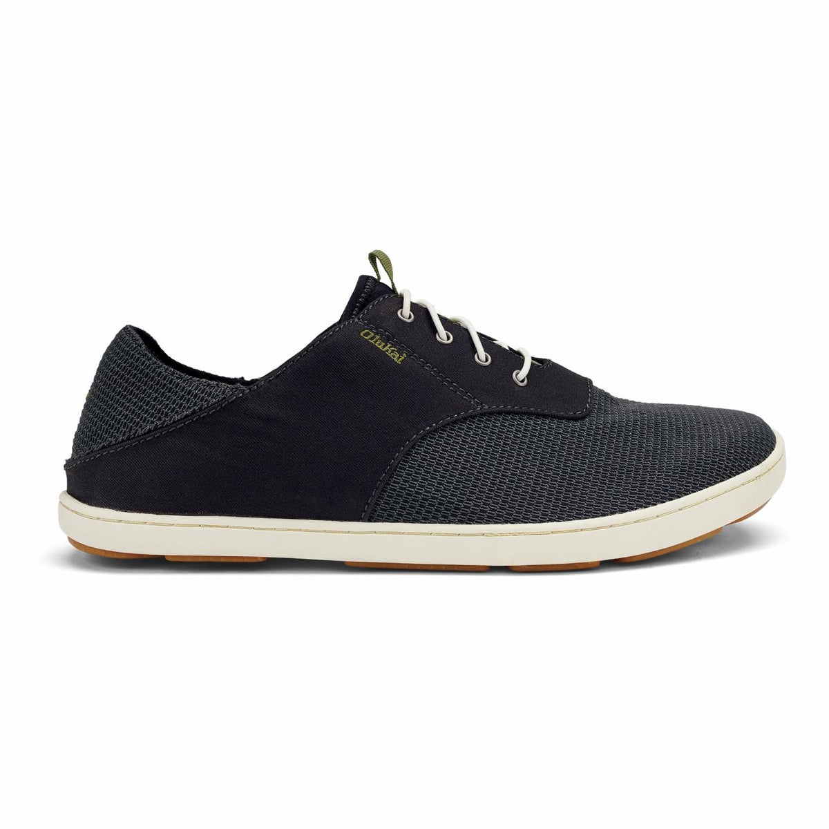 Olukai Nohea Moku Boat Shoes - Black | Men Boat Shoes