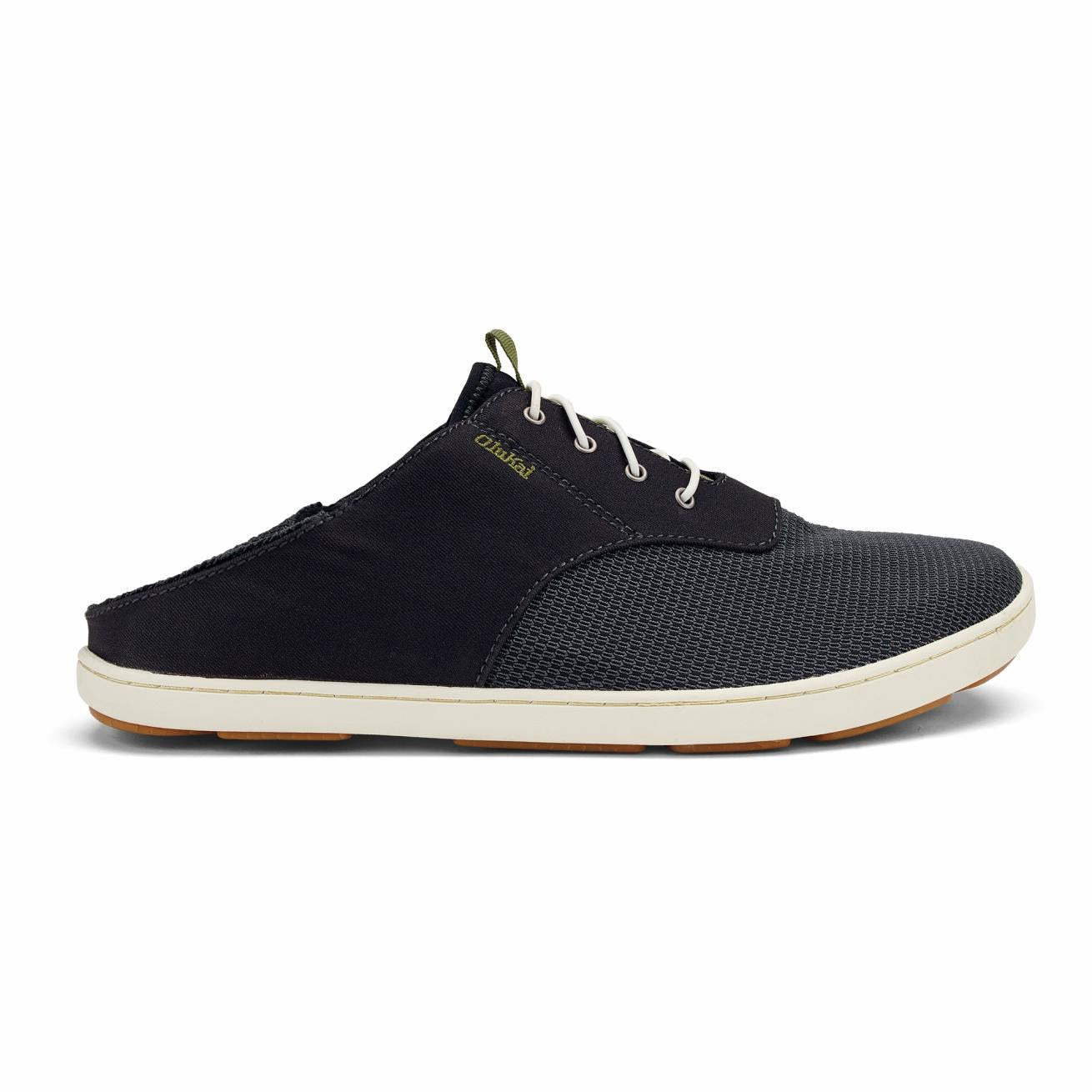 Olukai Nohea Moku Boat Shoes - Black | Men Boat Shoes