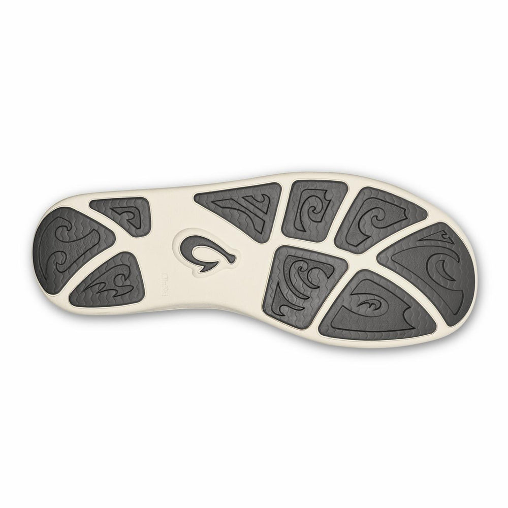 Olukai Nohea Moku Boat Shoes - Dark Shadow | Men Boat Shoes