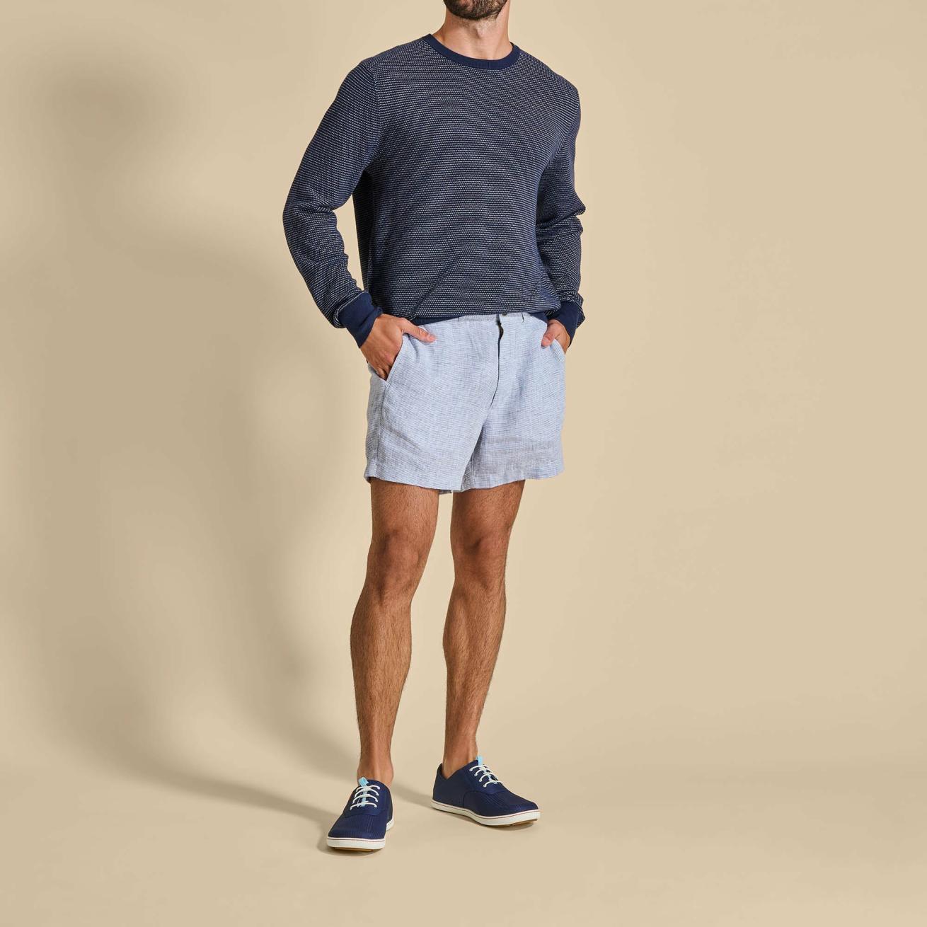 Olukai Nohea Moku Boat Shoes - Deepest Depths / White Sand | Men Boat Shoes