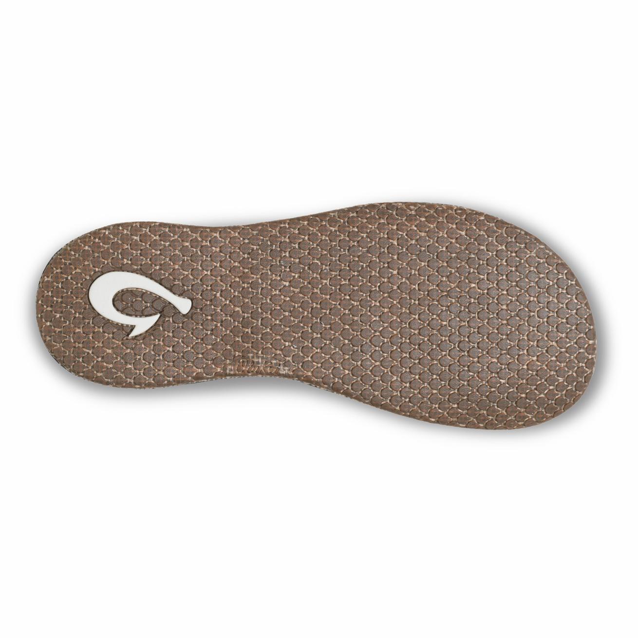 Olukai Paniolo Leather Beach Flip Flops - Natural | Women Leather
