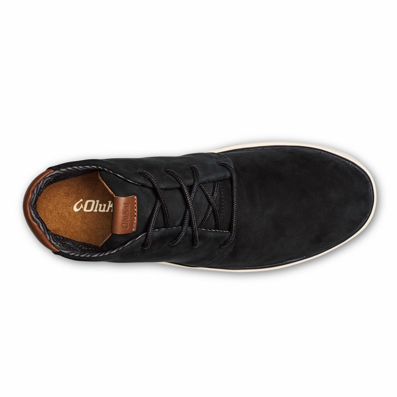 Olukai Papakū 'Ili Waterproof Leather Boots- Black | Men Waterproof