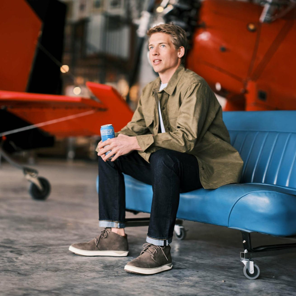 Olukai Papakū 'Ili Waterproof Leather Boots- Mustang | Men Leather