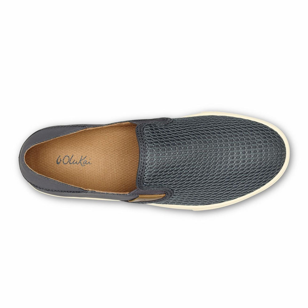 Olukai Pehuea Breathable Slip-On Sneakers - Pavement | Women Slip-On